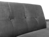 Monza 3 Seater In Dark Grey Velvet Sofas Julian Bowen V2 