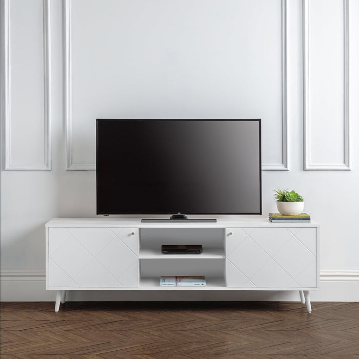 Moritz Tv Unit - White TV Stand Julian Bowen V2 