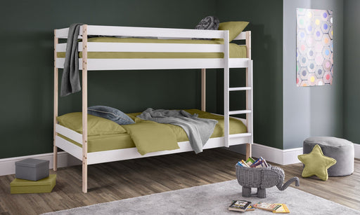 Nova Bunk Bed - Two Tone Bunk Beds Julian Bowen V2 