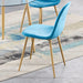 Oslo Chair Blue Velvet Dining Chair Gannon 