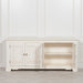 Distressed Aged White Brush Painted Classical Sideboard Sideboard Maison Repro 