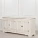 Distressed Aged White Brush Painted Classical Sideboard Sideboard Maison Repro 