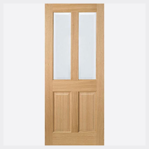 Oak Richmond Glazed 2L Pre-finished Internal Doors Home Centre Direct 