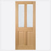 Oak Richmond Glazed 2L Pre-finished Internal Doors Home Centre Direct 