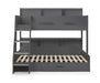 Orion Triple Sleeper Anthracite Bunk Beds Julian Bowen V2 