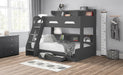 Orion Triple Sleeper Anthracite Bunk Beds Julian Bowen V2 