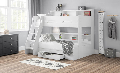 Orion Triple Sleeper White Bunk Beds Julian Bowen V2 