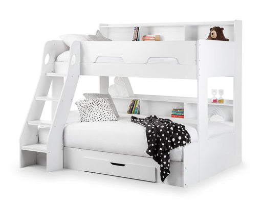 Orion Triple Sleeper White Bunk Beds Julian Bowen V2 