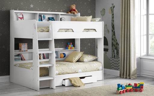 Orion Bunk Bed - White Bunk Beds Julian Bowen V2 