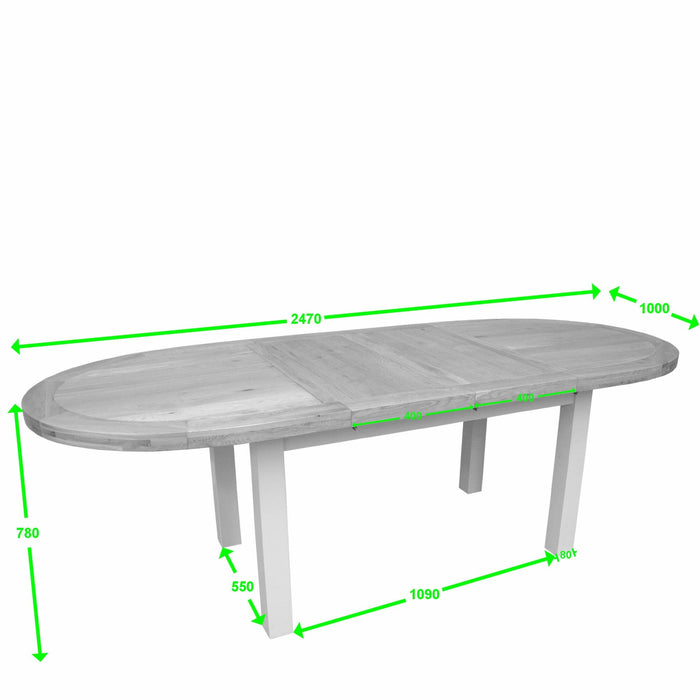 Painted Deluxe Oval table Dining Table GBH 