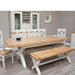 Painted Deluxe X-Leg table Dining Table GBH 