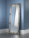 PALAIS PEWTER LEAN-TO DRESS MIRROR Mirror Julian Bowen V2 