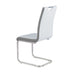 Rimini Chair Light Grey PU Dining Chair Gannon 