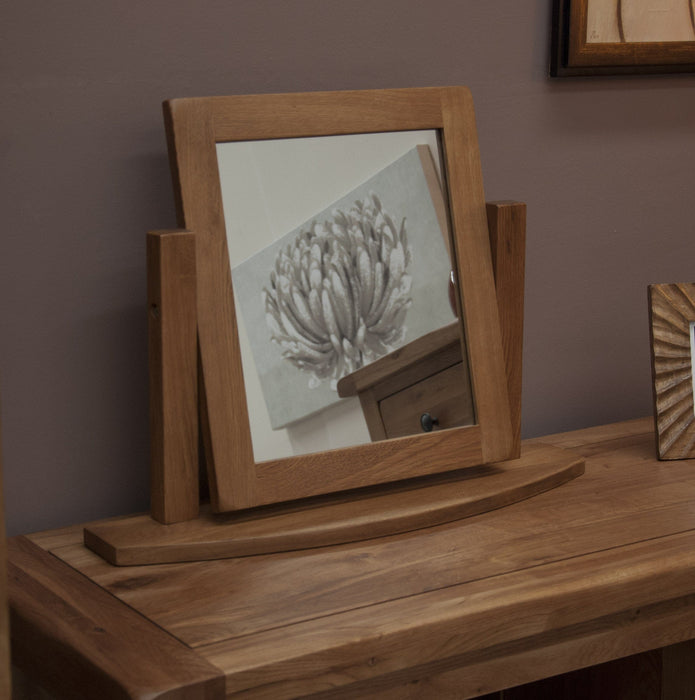 Rustic Oak Dressing Table Mirror Mirrors GBH 