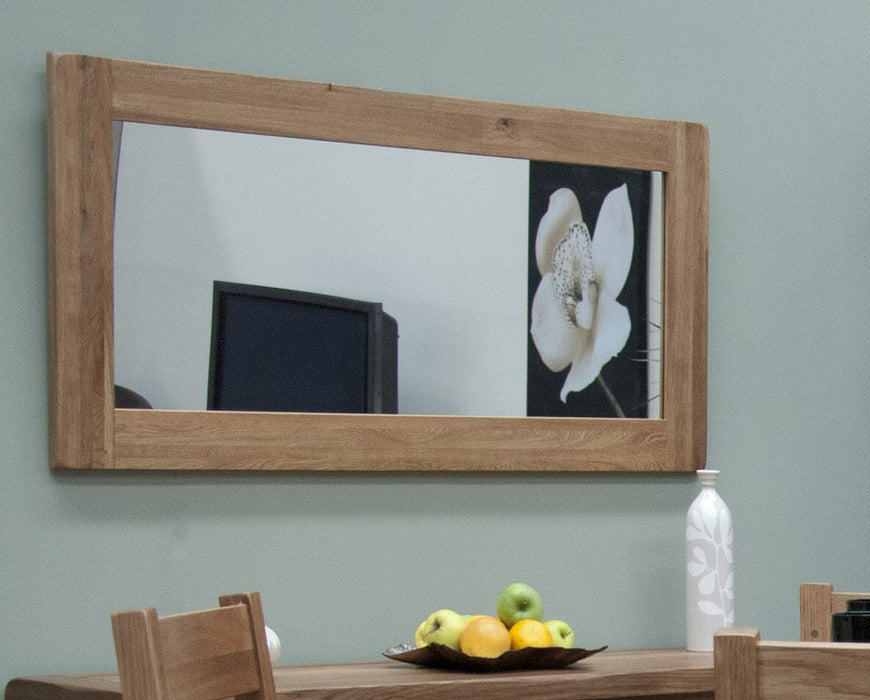 Rustic Oak Large Mirror Mirrors GBH 