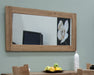 Rustic Oak Large Mirror Mirrors GBH 