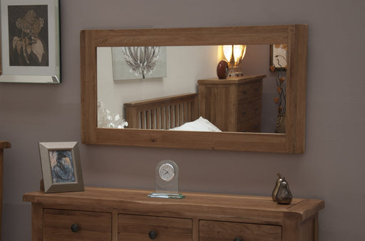 Rustic Oak Large Mirror Mirrors GBH 