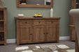 Rustic Oak Large Sideboard Sideboards GBH 