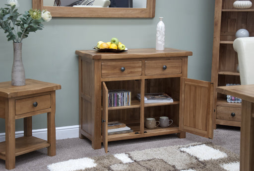 Rustic Oak Small Sideboard Sideboards GBH 