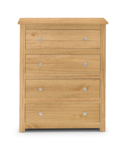 Radley 4 Drawer Chest - Waxed Pine Chest of Drawers Julian Bowen V2 