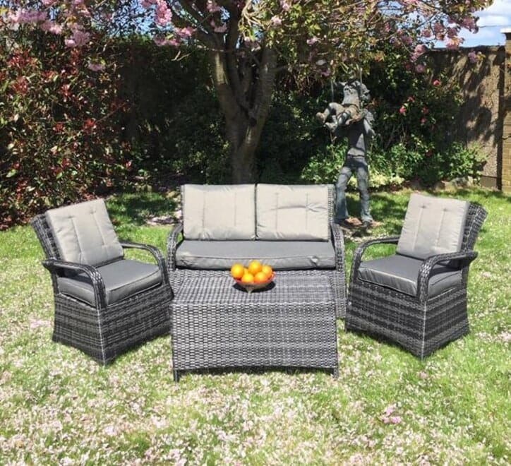 4 Piece Rattan Sofa Set Home Centre Direct 