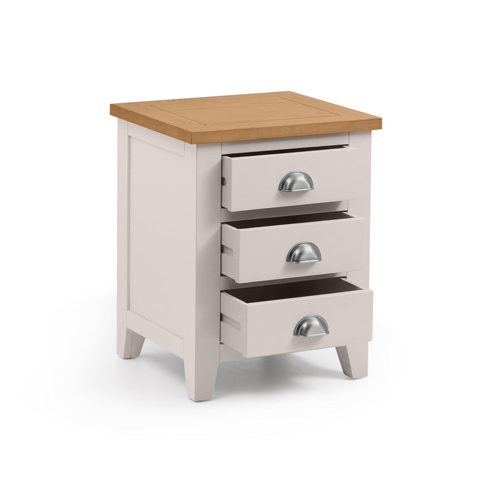 Richmond 3 Drawer Bedside Bedside Tables Julian Bowen V2 