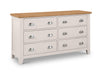 Richmond 6 Drawer Wide Chest Chest of Drawers Julian Bowen V2 