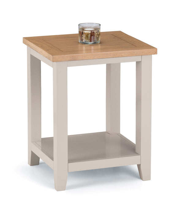 Richmond Lamp Table - Elephant Grey Side Table Julian Bowen V2 