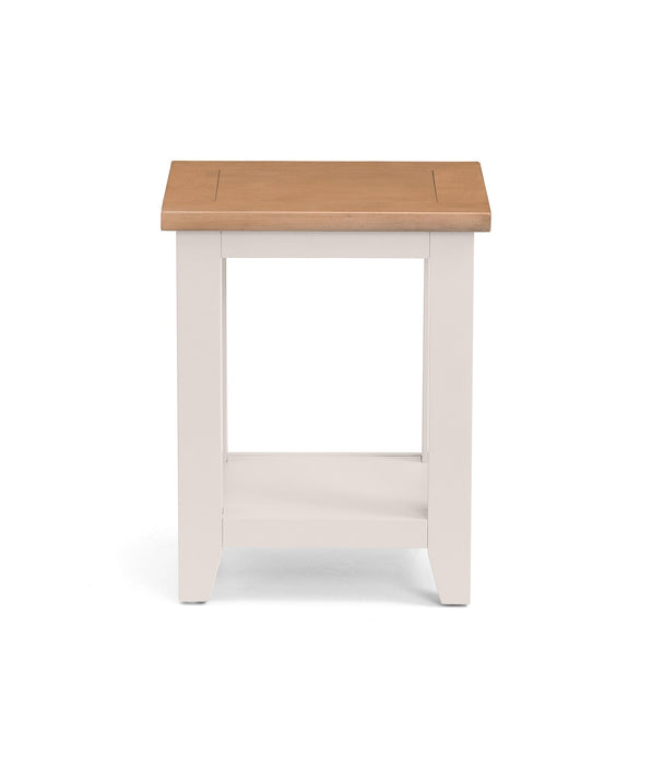 Richmond Lamp Table - Elephant Grey Side Table Julian Bowen V2 