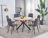 Fredrik Round Table Oak Dining Table Gannon 