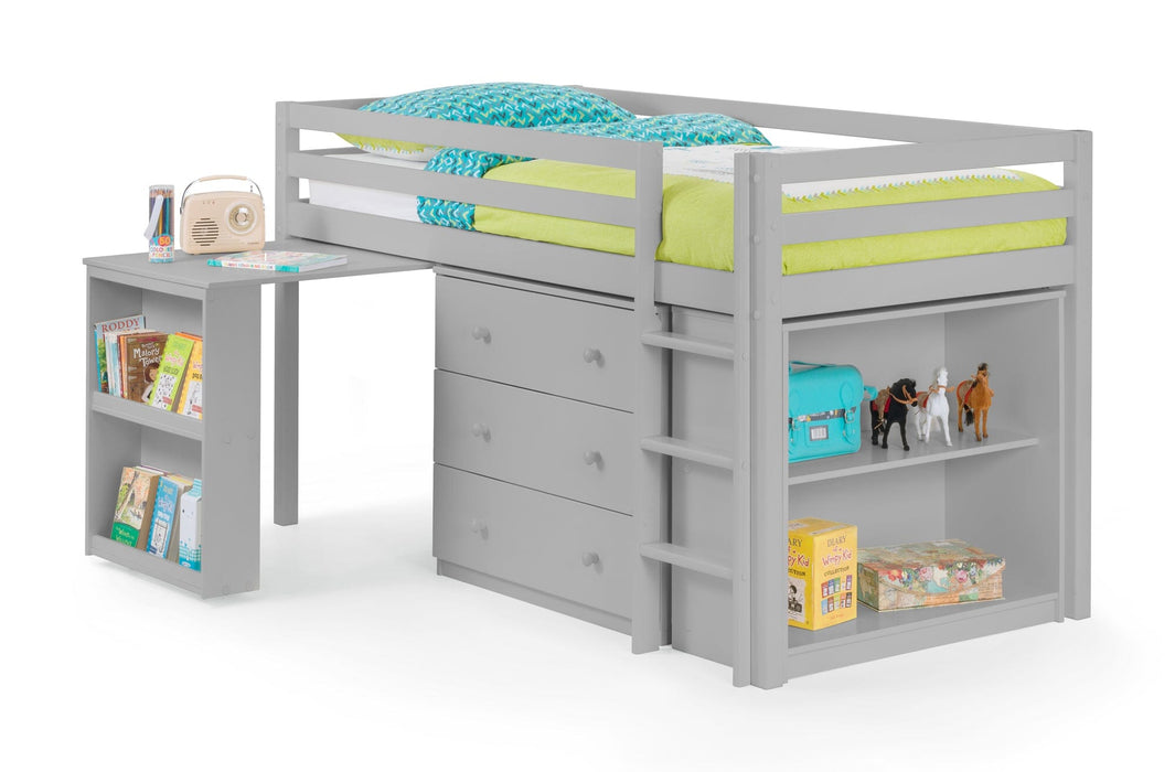 Roxy Sleepstation - Dove Grey Bunk Beds Julian Bowen V2 