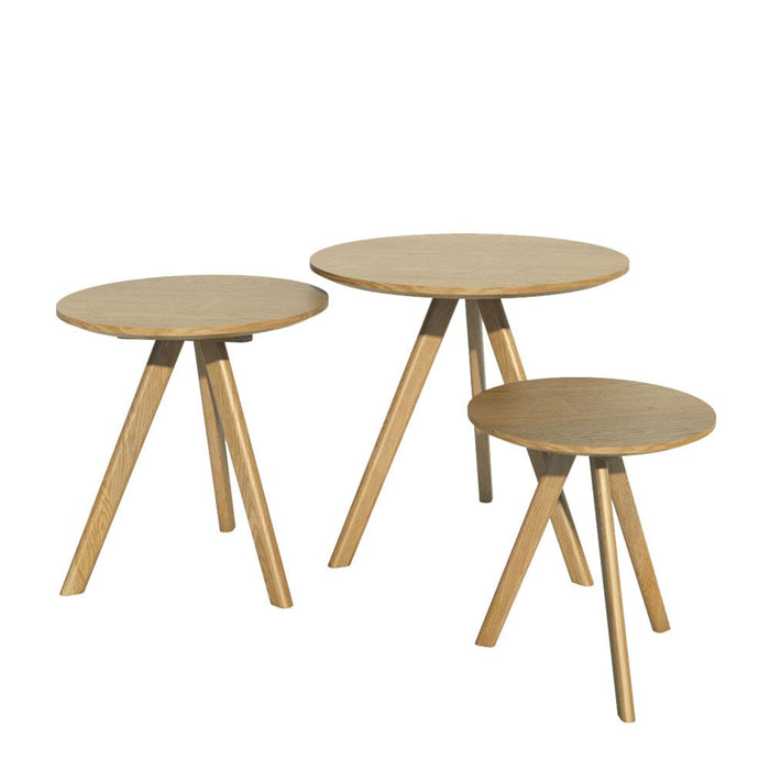 Scandic Round Nest x 3 Nest of Tables GBH 