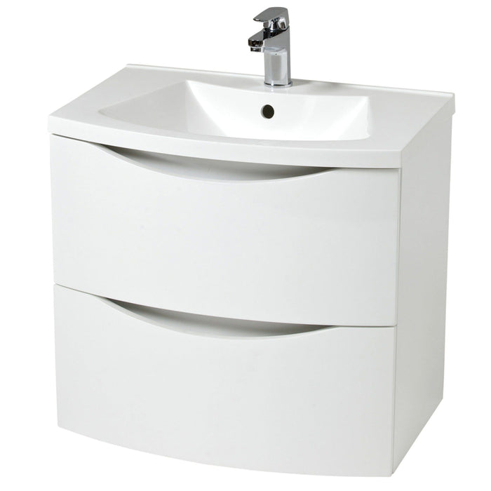 Venice 600mm Unit and Basin - White Home Centre Direct 