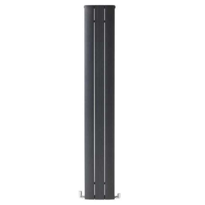 Sara Vertical 3 Panel Aluminium Radiator Anthracite H: 1800mm W:280mm Home Centre Direct 