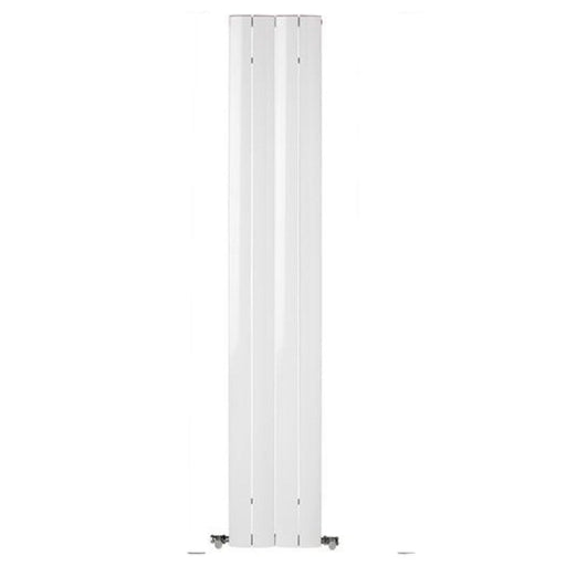 Sara Vertical 4 Panel Aluminium Radiator White H: 1800mm W:375mm Home Centre Direct 