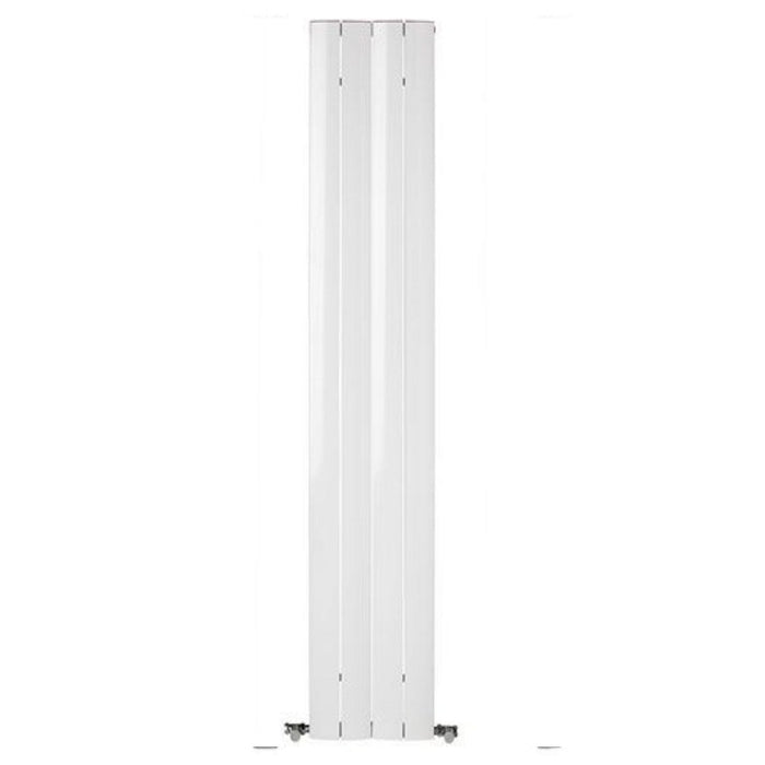 Sara Vertical 4 Panel Aluminium Radiator White H: 1800mm W:375mm Home Centre Direct 