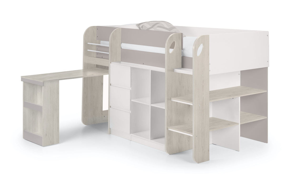 Saturn Midsleeper - Taupe Bunk Beds Julian Bowen V2 