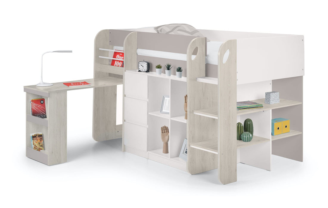 Saturn Midsleeper - Taupe Bunk Beds Julian Bowen V2 