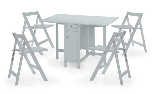 Savoy Dining Set - Light Grey Dining Set Julian Bowen V2 