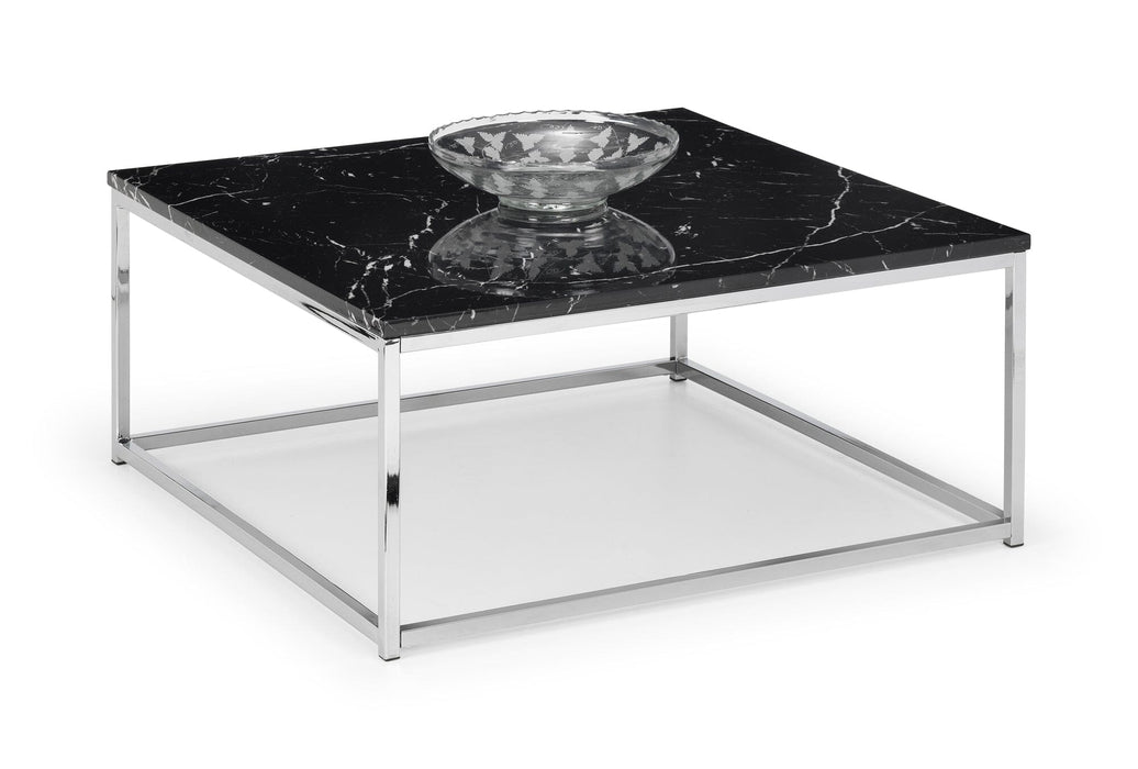 Scala Black Marble Top Coffee Table Coffee Table Julian Bowen V2 