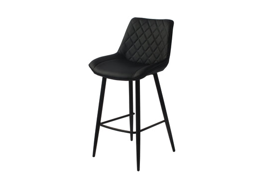 Silvia Bar Stool Black PU Bar Stool Gannon 