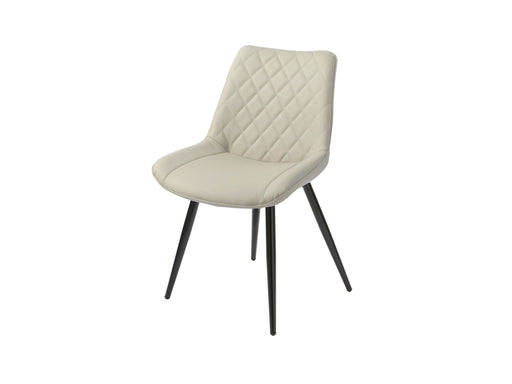 Silvia Chair Taupe PU Dining Chair Gannon 