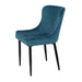 Talia Velvet Chair Blue Dining Chair Home Centre Direct 