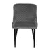 Talia Velvet Chair Grey Dining Chair Gannon 