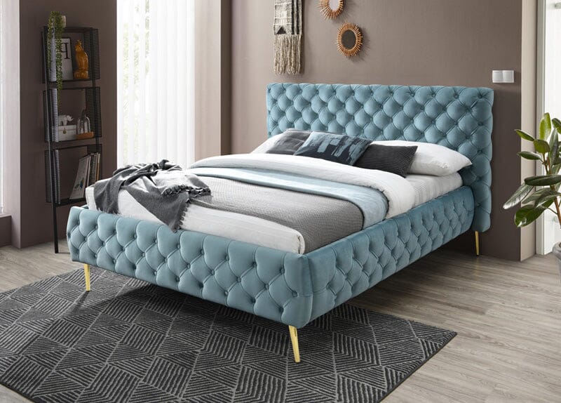 Tiffany 4'6" Bed - Crystal Bed FP 