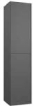 Vantage 2 Door Tall Boy Unit Wall Hung Matt Grey Supplier 141 