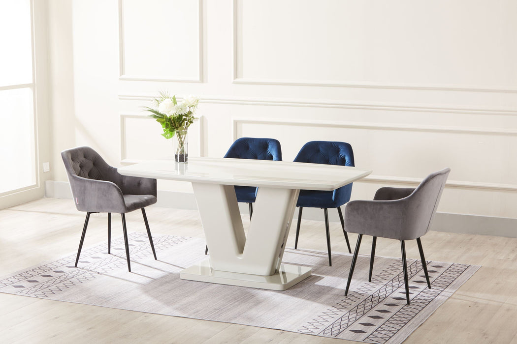 Vicenza 1.6 Metre Fixed Table Dining Table Gannon 