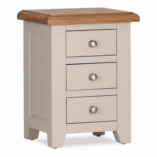 Victor 3 Drawer Locker Bedside Table Gannon 