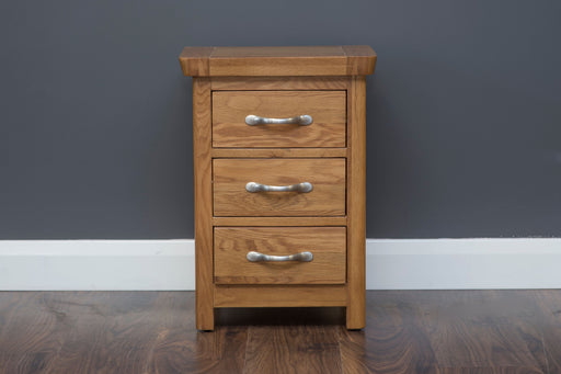 Manhattan Oak 3 Drawer Bedside Cabinet Bedside Cabinet HB 