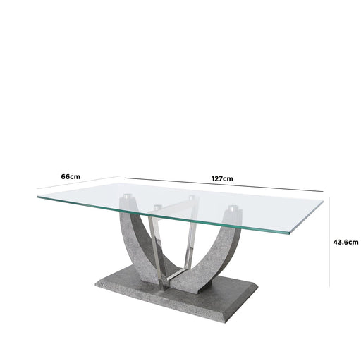 Leo Grey Coffee Table Coffee Table CIMC 